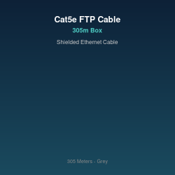 Cat5e FTP ეკრანირებული კაბელი 305მ