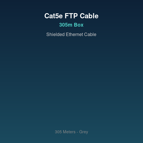 Cat5e FTP ეკრანირებული კაბელი 305მ